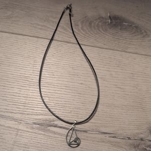 Joulery Golden Spiral Necklace (Silver)